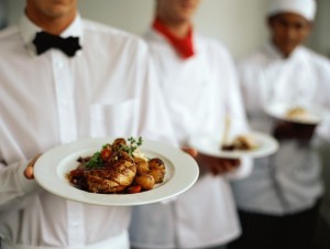 plated catering service