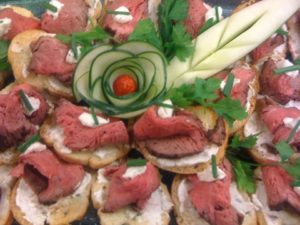 crostini appetizer catering dfw